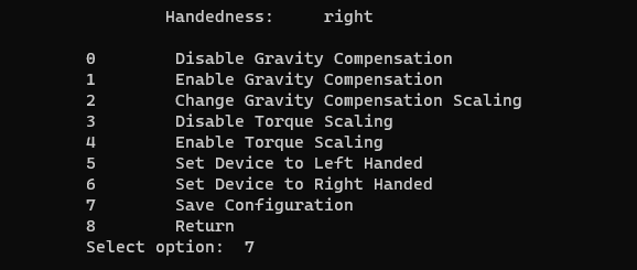 Sauvegarder la configuration